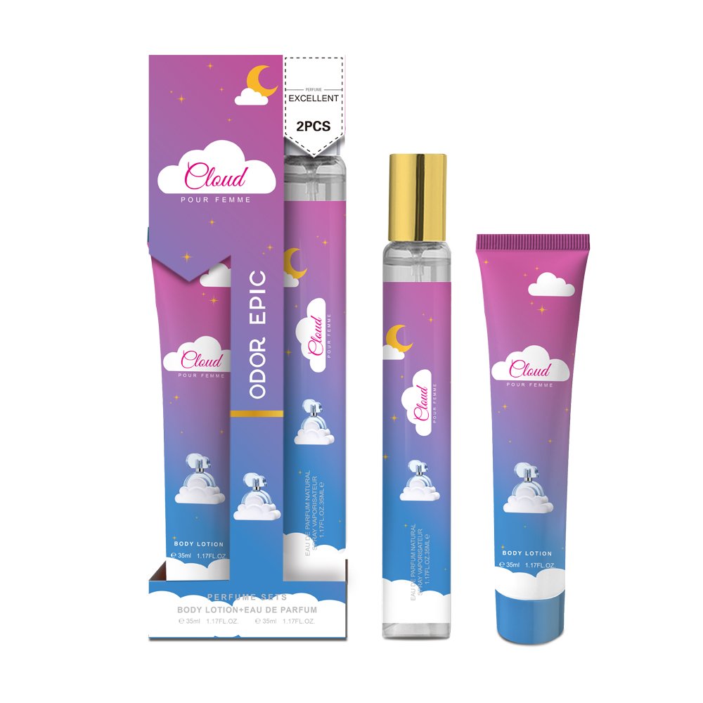 35ml ready stock perfume gift set white background product photo