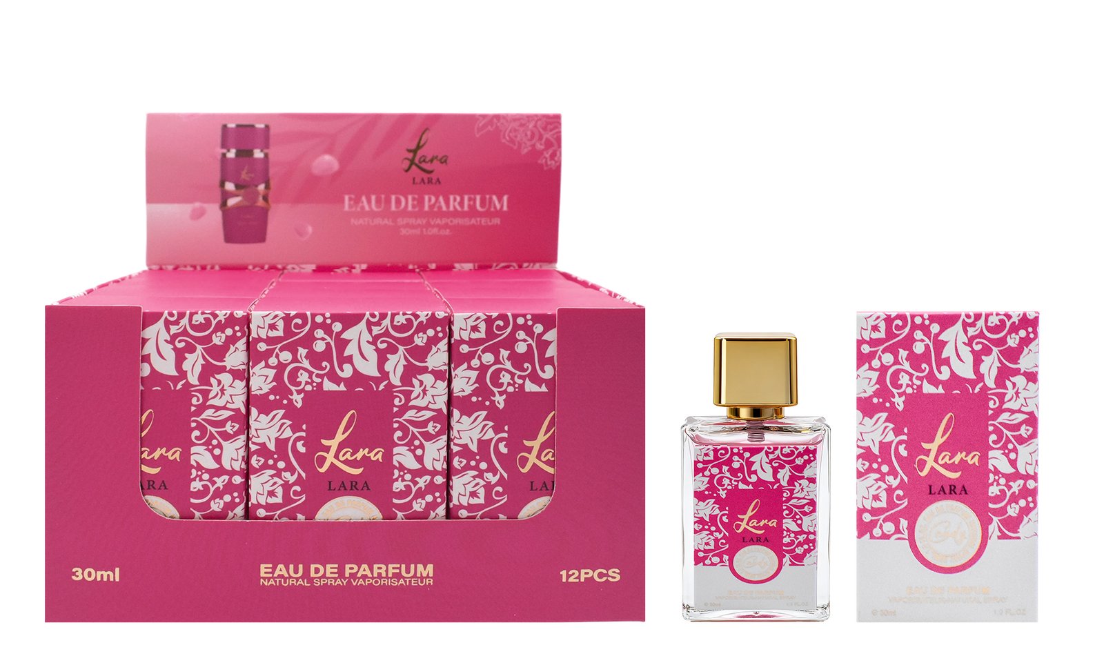 S-X3005 30ml Pink Floral Perfume Wholesale Set