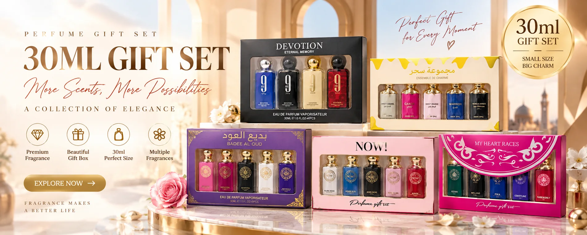 30ML Gift Set perfume poster for S-MT wholesale perfume sets