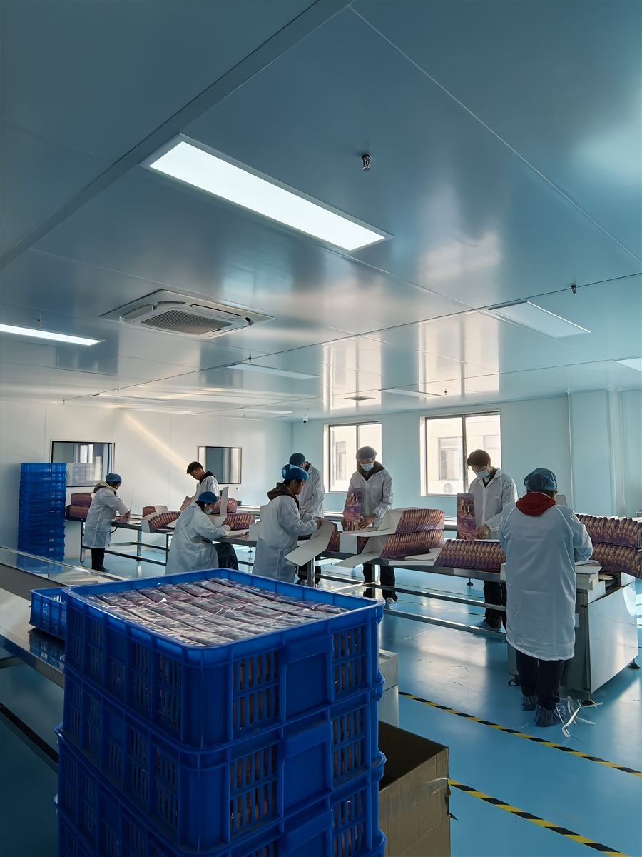 Perfume production workshop inside Songzi Cosmetics factory